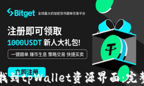 
如何找到tpWallet资源界面：完整指南